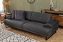 Atelier Del Sofa Mustang Sofá cama de 3 plazas Antracita